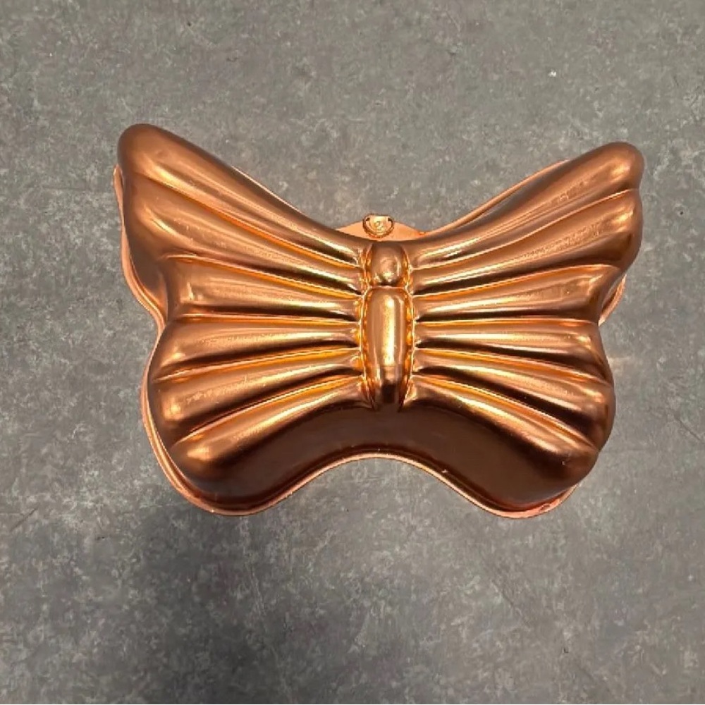 Copper Butterfly Shaped Tin
